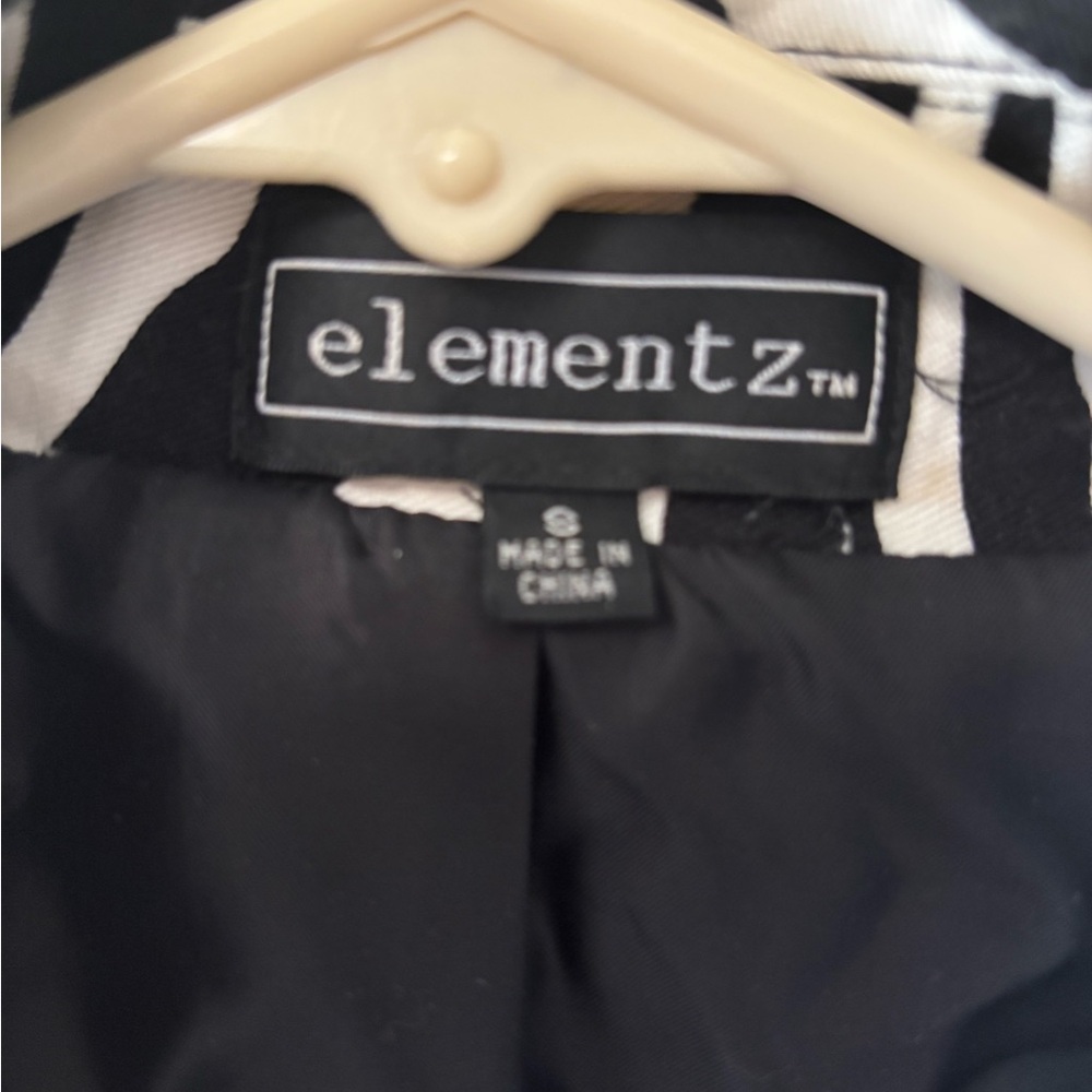 Elementz Zebra Pattern Jacket- Size 8 - image 7